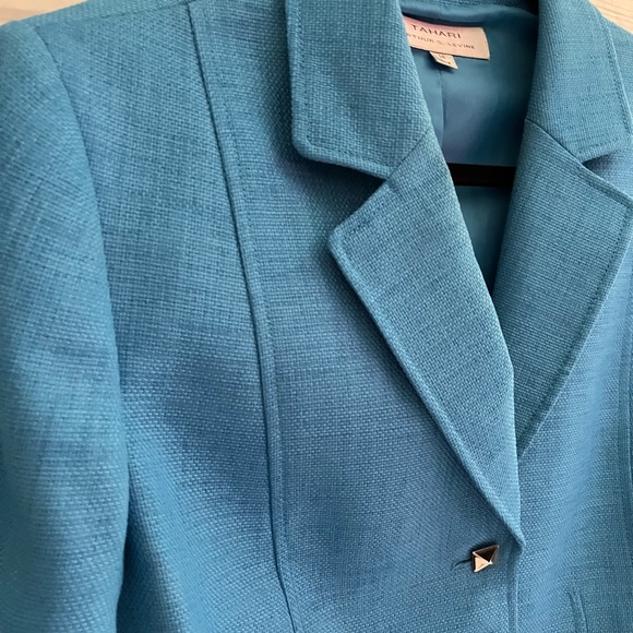 Vintage Tahari Suit Blazer Jacket 14 - Picture 3 of 16